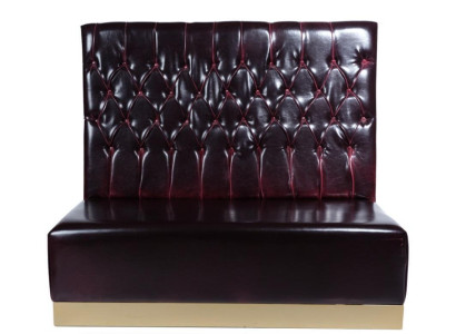 Sofa Chesterfield Bank Möbel Restaurant Bar Sitz Sofas Leder Luxus Couch Polster