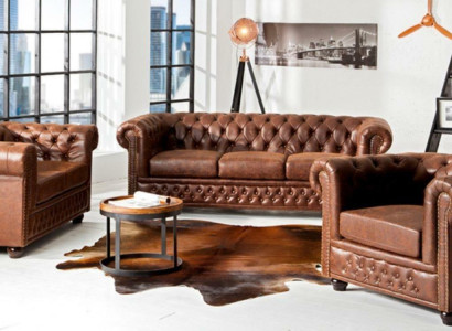 Sofagarnitur 3+2 Sitzer Neu Set Design Sofas Polster Deko Couchen Leder