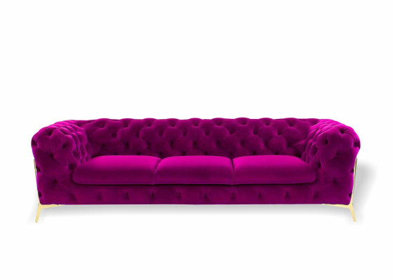 Sofa 3 Sitzer Design Sofas Polster Couchen Leder Relax Chesterfield Sitz Möbel