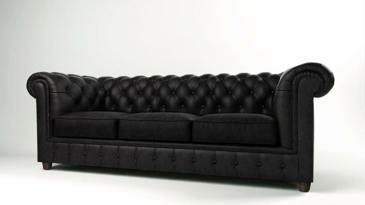 Designer Sofa 3 Sitzer Chesterfield Couch Polster Sofas Dreisitzer Couchen Sitz