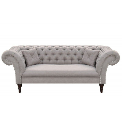 Chesterfield Design Couch Polster Leder Textil Sofa Sofas Couchen 3er Sitzer Neu