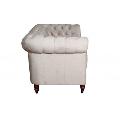 Design Klassiker Chesterfield Polster Sofa Couch Garnitur 3 Sitzer Ledersofa Neu