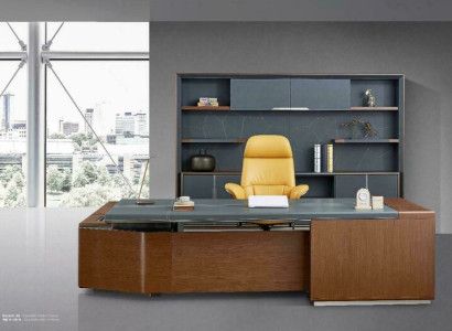 Design Luxus Möbel 2-tlg Büro Set Schreibtisch Schrank Einrichtung Chef