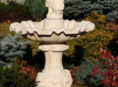 Zierbrunnen Springbrunnen Skulptur Brunnen Dekoration Garten Fontaine 157cm Neu