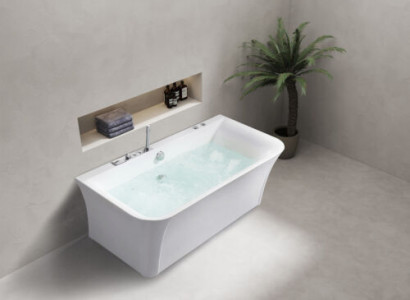 Badewanne Whirlwanne Jacuzzi Indoor Whirlpool Home Spa Weiß Wanne