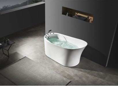 Whirlpool Jacuzzi Oval Wanne Home Spa Indoor Badewanne Whirlwanne