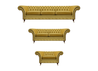 Sofagarnitur Luxus Set 3tlg Polstermöbel Einrichtung Chesterfield Couchen 3+2+1