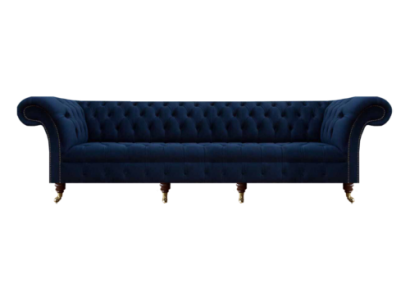 Viersitzer Sofa Couch Wohnzimmer Chesterfield Polstermöbel Design Einrichtung