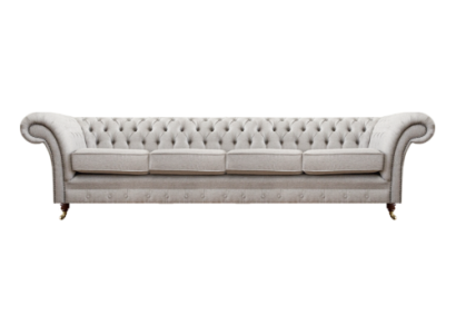 Luxus Neu Chesterfield Sofa Viersitzer Couch Polstermöbel Textil Wohnzimmer