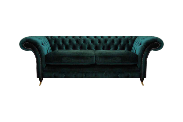 Luxus Sofa Zweisitzer Textil Couch Chesterfield Polstersitz Wohnzimmer
