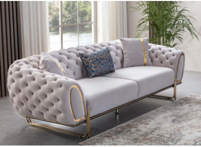 Luxuriöse 2x Chesterfield Sofas Designer Polster Couchen Moderne Möbel