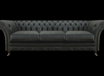 Wohnzimmer Polstermöbel Chesterfield Dreisitzer Sofa Textil Neu Einrichtung