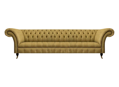 Luxus Sofa Viersitzer Couch Wohnzimmer Chesterfield Textil Polstermöbel