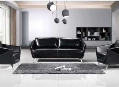 Sofagarnitur 3+1+1 Sitzer Ledersofa Couch Wohnlandschaft Garnitur Design Modern
