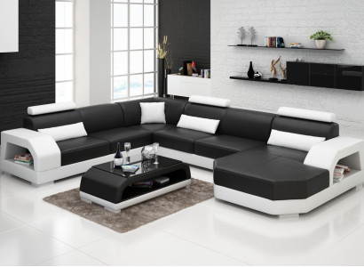 Couch Wohnlandschaft Eckgarnitur Ecksofa Polster Garnitur Sofas Couchen