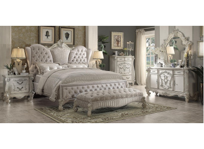 Klassischer Hocker Retro Rustikal Fußhocker Ottomane Sitzbank Bank Textil Holz