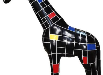 Abstrakte Figur Statue Figuren Dekoration Giraffe Garten Skulptur Skulpturen