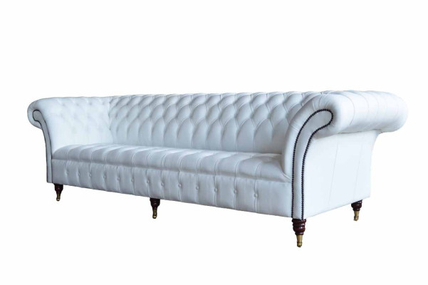 Chesterfield 4 Sitzer Wohnzimmer Englisches Design Couchen Sofa Möbel Neu