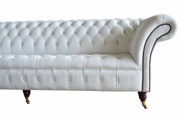 Chesterfield 4 Sitzer Wohnzimmer Englisches Design Couchen Sofa Möbel Neu
