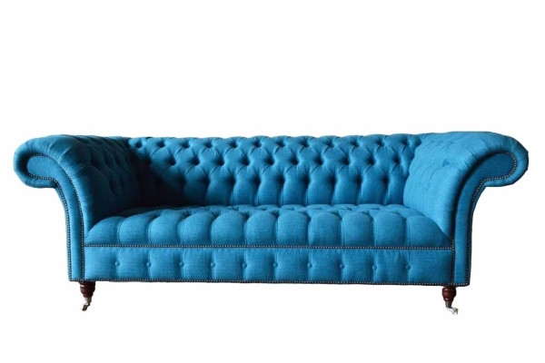 Chesterfield Sofa Couch Polster Designer 3 Sitzer Sofas Neu Dreisitzer