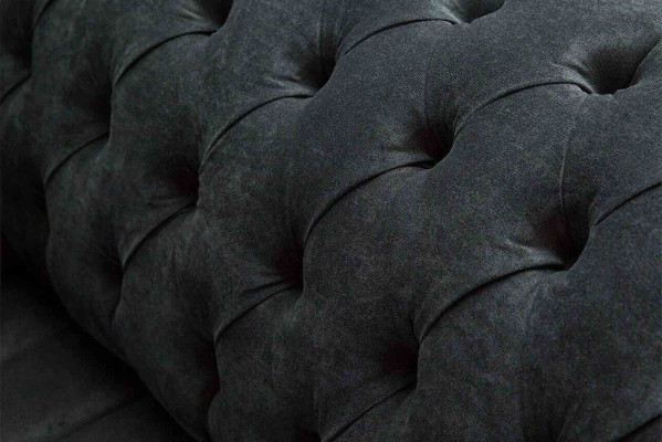 Chesterfield Design Sofa Sessel Polster Luxus Textil Couchen 1 Sitzer