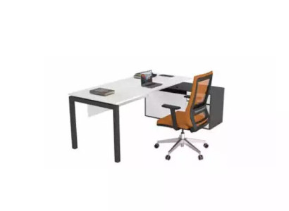 Weißer Arbeitstisch Computertisch Bürotische Holzmöbel Schreibmöbel Modern