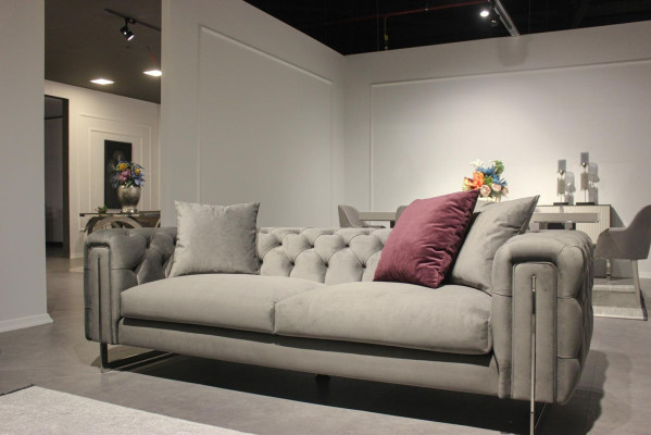 Wohnzimmer Möbel Set 6tlg Sofagarnitur 2x Dreisitzer Modern TV Ständer