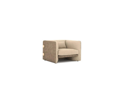 Sessel Polster Textil Modern Wohnzimmer Sitz Design Polstersessel Einrichtung