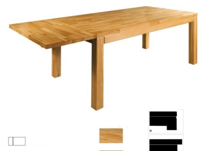 Tisch Esstisch Massive Möbel Esszimmer 160x90cm Echtes Holz Vollholz Neu Tische