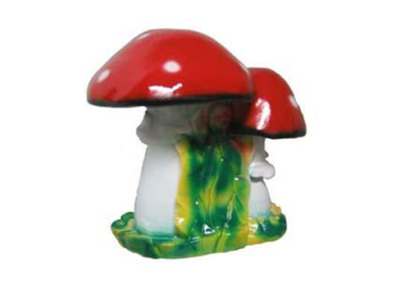 Skulptur Pilz Haus Statue Garten Figuren 45cm Statuen Skulpturen Figur Neu L6