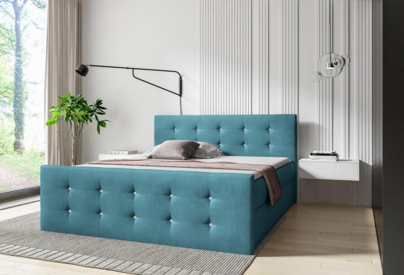 Boxspring Betten Hotel Möbel Bett Schlafzimmer Einrichtung big 200x200 Doppel