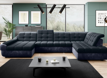 Sofa Couch Polster Garnitur Wohnlandschaft Design Ecksofa U Form Sofas Couchen