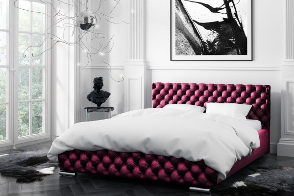 Polsterbett 180x200 Doppelbett Hotel Modern Bett Schlafzimmer Betten Bettrahmen