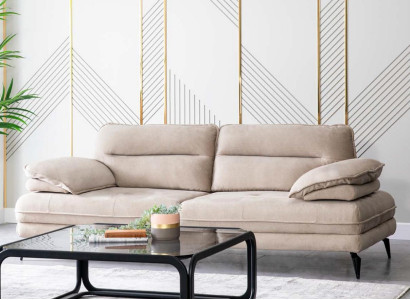 Bequeme Sofa Couch Dreisitzer Italienisches Design Luxus Couchen Möbel