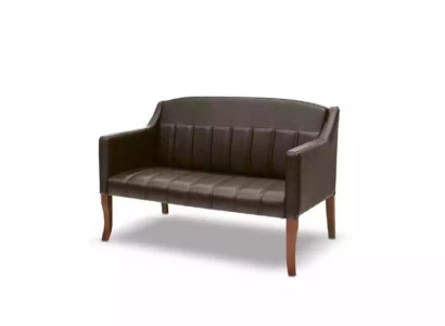 Arbeitszimmer Sofa Zweisitzer Textil Office Moderne Büroeinrichtung