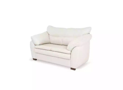Weiße Designer Zweisitzer Couch Luxus Büromöbel Polstermöbel Modern