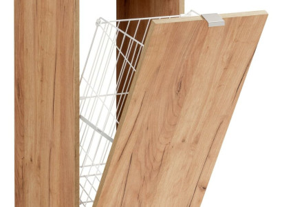 Universelle Hängeschrank Schrank Badmöbel mit einem Wäschekorb