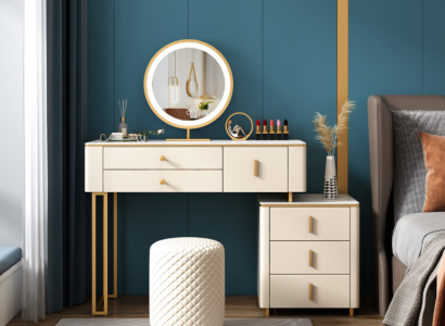 Design Luxus Tisch Konsolen Tische Holz Design Modern Schminktisch