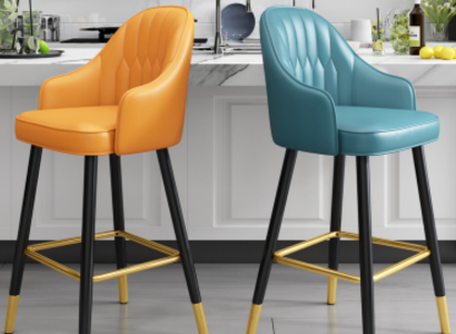 Barhocker Barstuhl Stoff Design Barstühle Bar Hocker Esszimmer Stühle