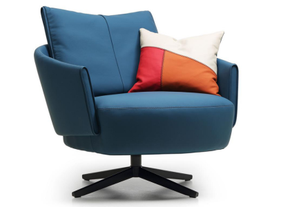 Design Sessel Textil Luxus Couch 1,5 Sitzer Sofa Relax Wohnzimmer Neu