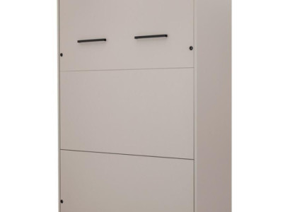 Bett mit Schreibtisch Grau Schlafzimmer Elegantes Design Modern Möbel Luxus Neu