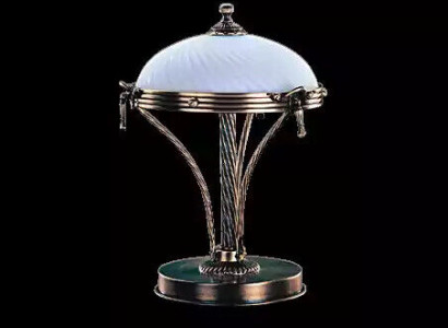 Tischlampe Tischleuchte Lampe Leuchten Weiß Gold Lampen Tisch Glas Art