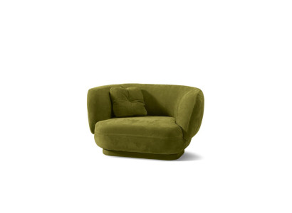 Sessel Sitz Grün Prianera Design Wohnzimmer Polster Einsitzer Möbel Luxus Stil