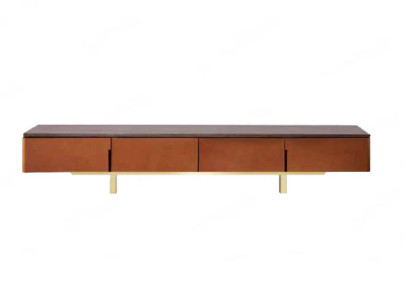 tv Ständer Orange Material Holz Stil Modern Wohnzimmer 200cm Schränke