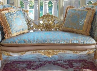 Sofa Couch Design Couches Polster Textil Modern Zweisitzer Sitzer Bank 2 Sitzer