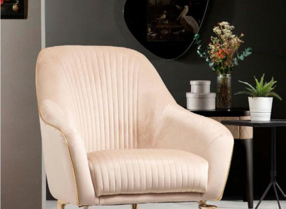 Sessel Einsitzer Luxus  Polster Sitz Designer Textil Sitz Stoff Modern