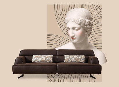 Sofa 3 Sitzer Designer Sofa Couch Polster Sofas Couchen Stoff Leder Neu