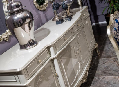 Sideboard Luxus Schrank Regal Anrichte Schränke Wohnzimmer Glasschrank