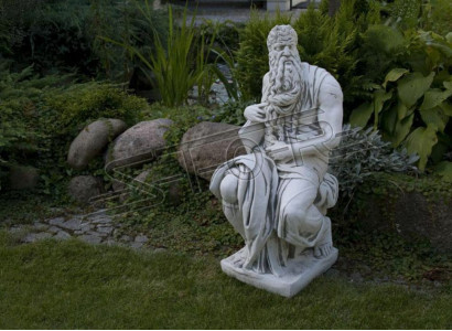 Wassermann Figur Statue Garten Dekoration Poseidon Gott Figuren