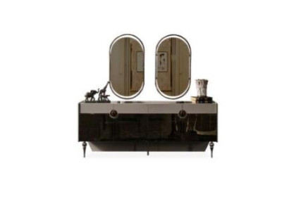 Sideboard Anrichte Grau Kommode Moderner Kommoden italienischer Stil